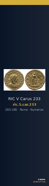 RIC V Carus 233 — CANOA