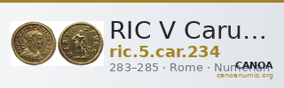 RIC V Carus 234 — CANOA
