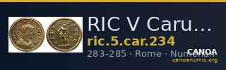 RIC V Carus 234 — CANOA