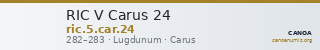 RIC V Carus 24 — CANOA