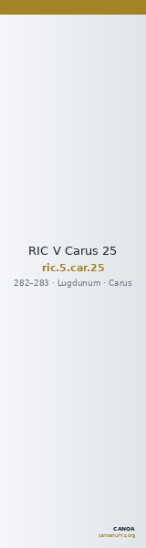 RIC V Carus 25 — CANOA