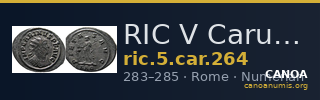 RIC V Carus 264 — CANOA