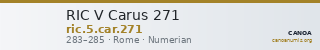 RIC V Carus 271 — CANOA
