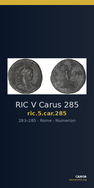 RIC V Carus 285 — CANOA