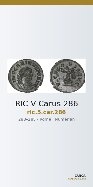RIC V Carus 286 — CANOA