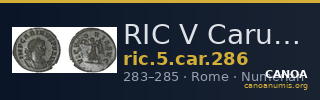 RIC V Carus 286 — CANOA