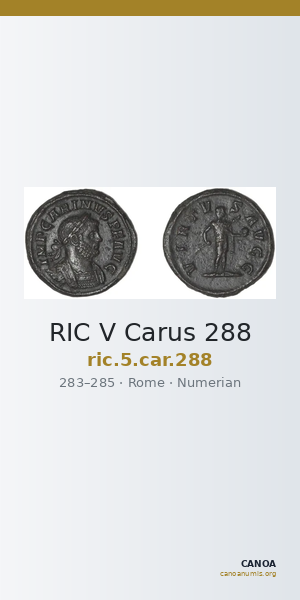 RIC V Carus 288 — CANOA