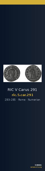 RIC V Carus 291 — CANOA