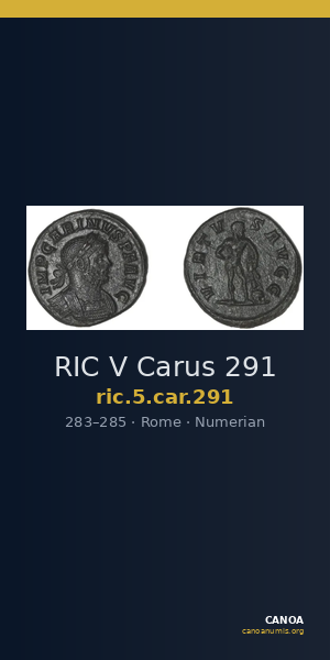 RIC V Carus 291 — CANOA