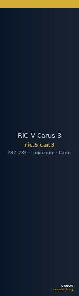 RIC V Carus 3 — CANOA