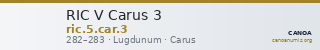 RIC V Carus 3 — CANOA