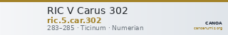 RIC V Carus 302 — CANOA