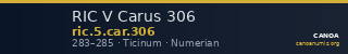 RIC V Carus 306 — CANOA