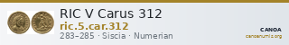 RIC V Carus 312 — CANOA