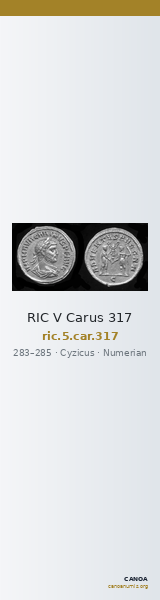 RIC V Carus 317 — CANOA