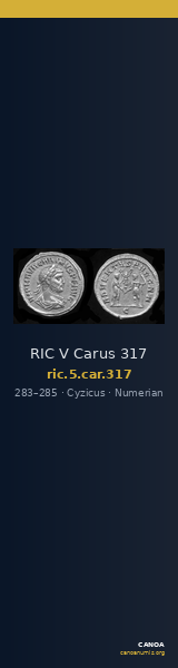 RIC V Carus 317 — CANOA