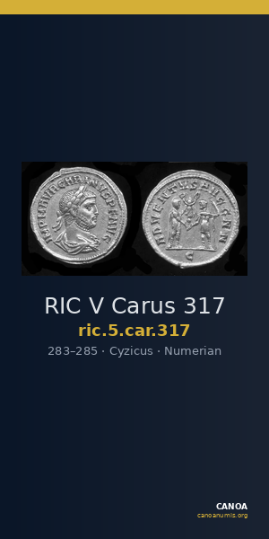 RIC V Carus 317 — CANOA