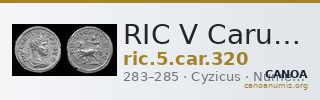 RIC V Carus 320 — CANOA
