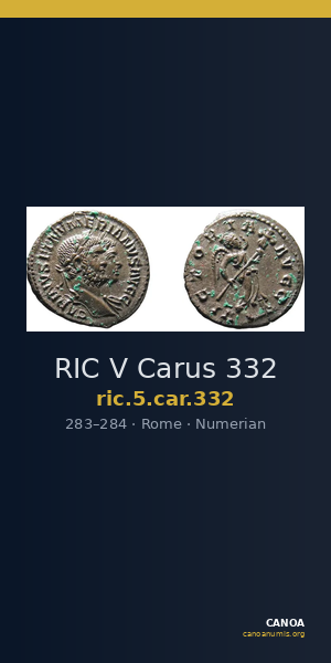 RIC V Carus 332 — CANOA