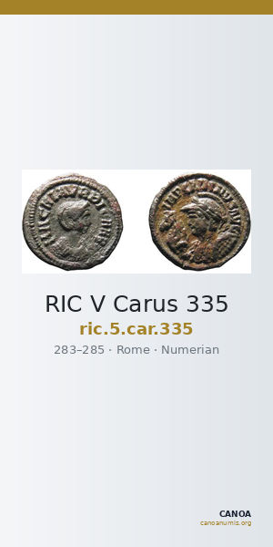 RIC V Carus 335 — CANOA