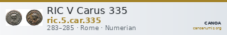 RIC V Carus 335 — CANOA