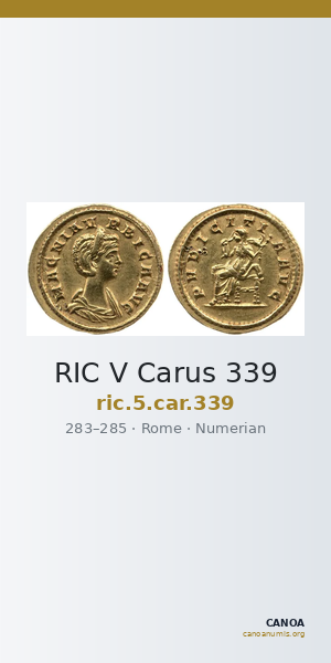 RIC V Carus 339 — CANOA