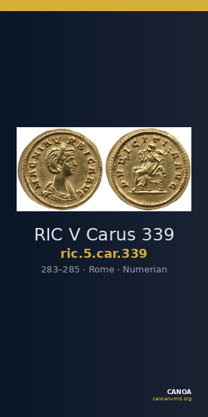 RIC V Carus 339 — CANOA