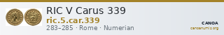 RIC V Carus 339 — CANOA