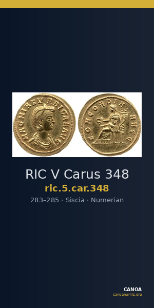 RIC V Carus 348 — CANOA