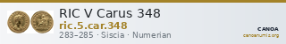 RIC V Carus 348 — CANOA