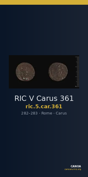 RIC V Carus 361 — CANOA