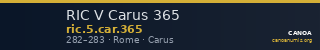RIC V Carus 365 — CANOA