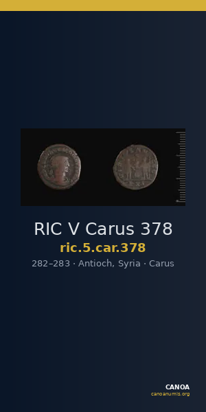 RIC V Carus 378 — CANOA
