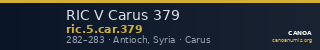 RIC V Carus 379 — CANOA