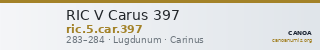 RIC V Carus 397 — CANOA