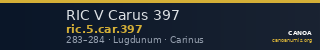 RIC V Carus 397 — CANOA