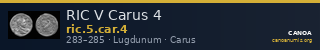RIC V Carus 4 — CANOA