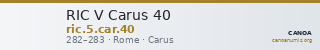 RIC V Carus 40 — CANOA
