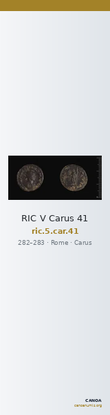 RIC V Carus 41 — CANOA
