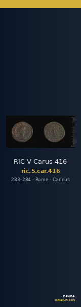 RIC V Carus 416 — CANOA