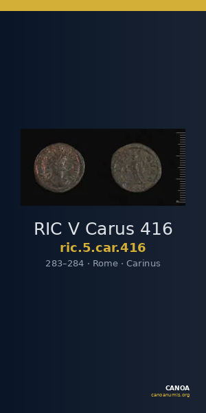 RIC V Carus 416 — CANOA