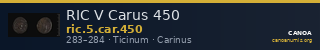 RIC V Carus 450 — CANOA