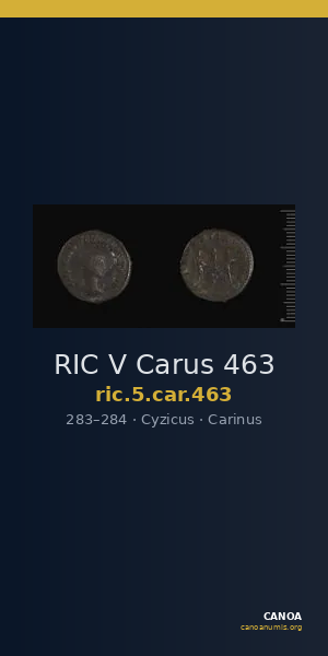 RIC V Carus 463 — CANOA