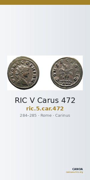 RIC V Carus 472 — CANOA