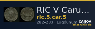 RIC V Carus 5 — CANOA