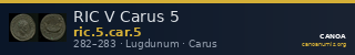 RIC V Carus 5 — CANOA