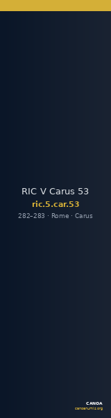 RIC V Carus 53 — CANOA