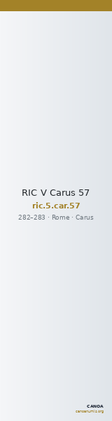 RIC V Carus 57 — CANOA