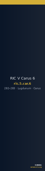 RIC V Carus 6 — CANOA