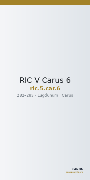 RIC V Carus 6 — CANOA